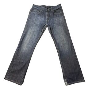 Flypaper Jeans Men 32x32 (33x29) Blue Denim Straight Leg Casual 100% Cotton